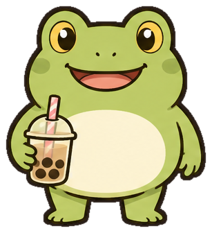 Tapi, a tapioca pearl with a face.