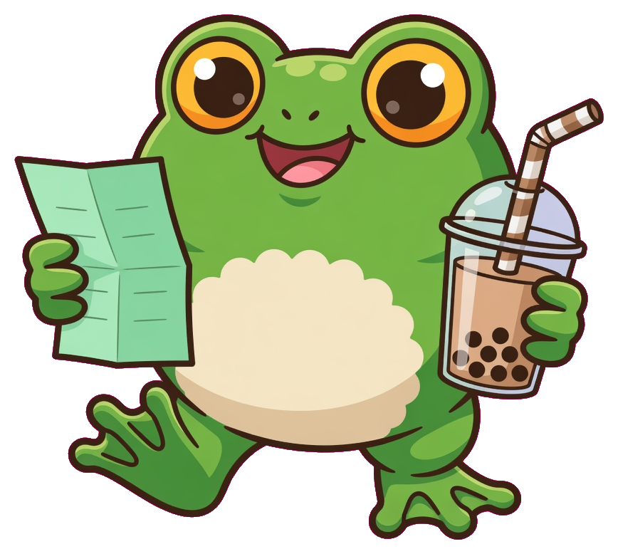 Tapi holding a sugar and ice list